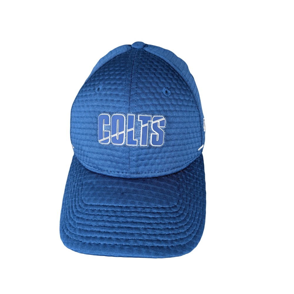 Indianapolis Colts New Era‎ NFL Training Hat Cap Blue Quilted